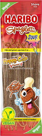 Haribo Spaghetti Happy-Cola sour vegan, 200g