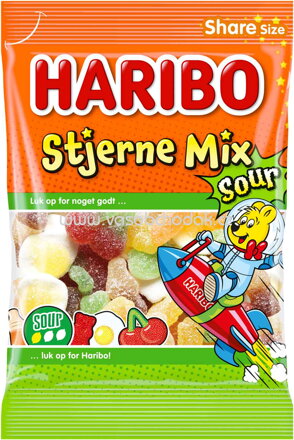 Haribo Stjerne Mix Sour, 375g