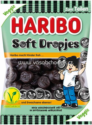 Haribo Soft Dropjes, 160g