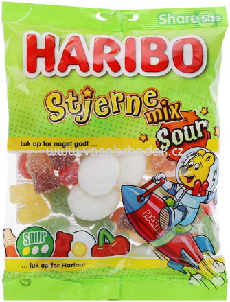 Haribo Stjerne Mix Sour, 375g
