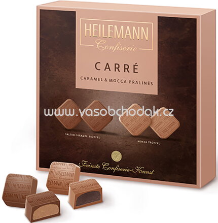 Heilemann Carré Caramel & Mocca Pralinés, 128g