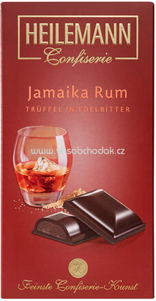 Heilemann Jamaika-Rum-Trüffel in Edelbitter-Schokolade, 100g