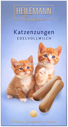 Heilemann Katzenzungen aus Vollmilch-Schokolade, 75g