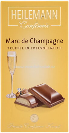 Heilemann Marc de Champagne-Trüffel Edelvollmilch-Schokolade, 100g