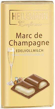 Heilemann Marc de Champagne Trüffel in Edelvollmilch- Schokolade, 45g