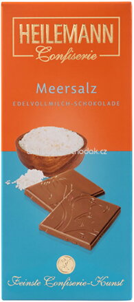 Heilemann Meersalz Edelvollmilch-Schokolade, 80g