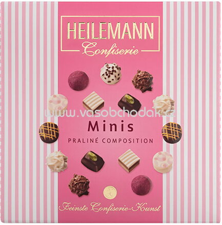 Heilemann Mini Pralinen pink, 91g