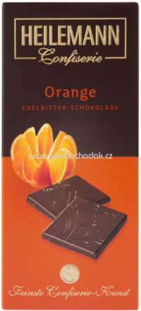 Heilemann Orange Edelbitter-Schokolade, 80g