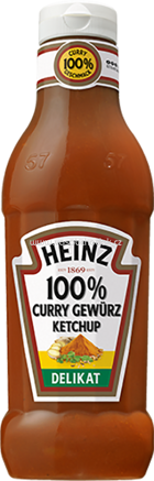 Heinz 100% Curry Gewürz Ketchup delicat, 500 ml