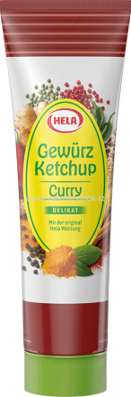 Hela Gewürz Ketchup Curry Delikat, Tube, 150 ml