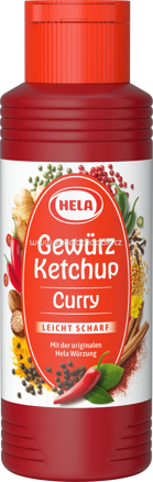 Hela Gewürz Ketchup Curry Leicht Scharf, 300 ml