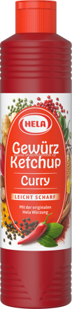 Hela Gewürz Ketchup Curry Leicht Scharf, 800 ml