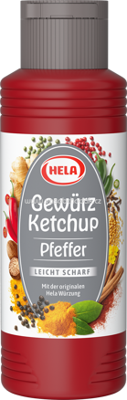 Hela Gewürz Ketchup Pfeffer, leicht Scharf, 300 ml