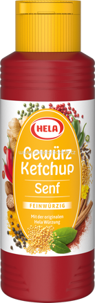 Hela Gewürz Ketchup Senf, feinwürzig, 300 ml