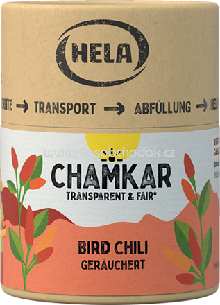 Hela Chamkar Bird Chili geräuchert, 25g