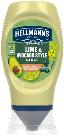 Hellmann's Lime & Avocado Style Sauce, 250 ml