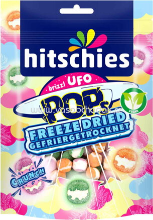 Hitschies brizzl Ufo Pops Freeze Dried, 50g