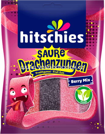 Hitschies Saure Drachenzungen Berry Mix, 125g