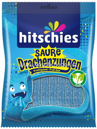 Hitschies Saure Drachenzungen blau, 125g