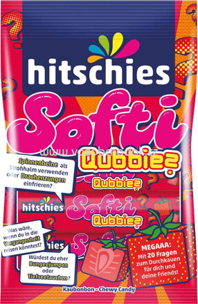 Hitschies Softi Qubbies Erdbeere, 80g