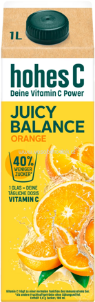 Hohes C Juicy Balance Orange, 1l