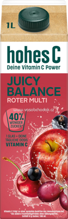 Hohes C Juicy Balance Roter Multi, 1l