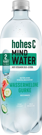 Hohes C Mind Water Wassermelone Gurke, 750 ml