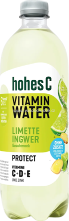 Hohes C Vitamin Water Limette Ingwer Protect, 750 ml