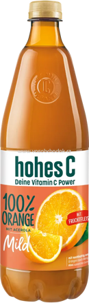 Hohes C Milde 100% Orange mit Acerola & Fruchtfleisch, 1l
