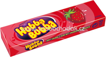 Hubba Bubba Strawberry, 5 St 