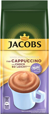 Jacobs Typ Cappuccino Choco So Leicht, Nachfüllbeutel, 400g