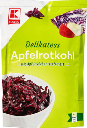 K-Classic Delikatess Apfelrotkohl mit Apfelstücken, 400g