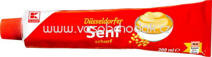 K-Classic Düsseldorfer Senf, scharf, Tube, 200 ml