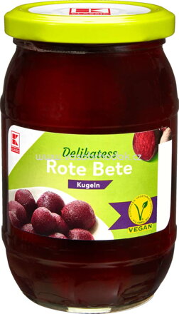 K-Classic Delikatess Rote Bete Kugeln, 330g