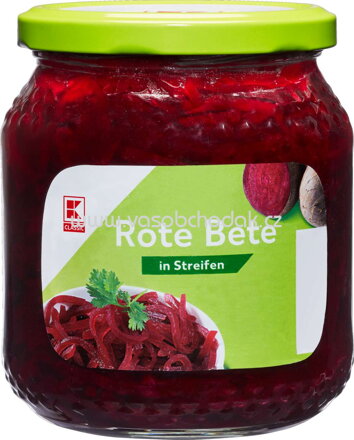 K-Classic Rote Bete in Streifen, 500 ml