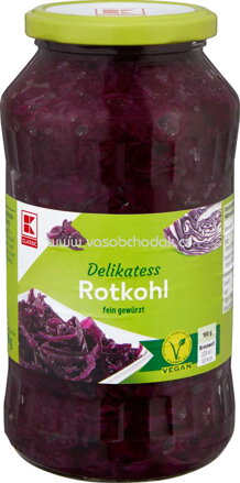 K-Classic Delikatess Rotkohl, fein gewürzt, 720 ml