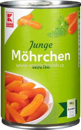 K-Classic Junge Möhrchen, extra fein, 400g