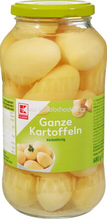 K-Classic Ganze Kartoffeln, küchenfertig, 680g