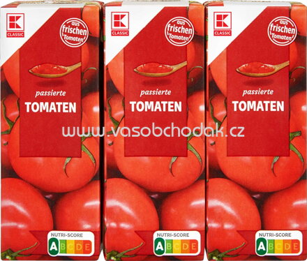 K-Classic Passierte Tomaten, 3x200g