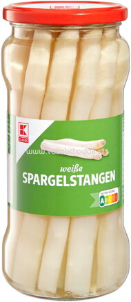 K-Classic Weiße Spargel Stangen, 660g