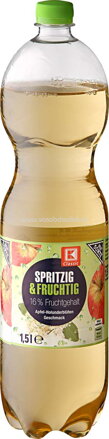 K-Classic Spritzig & Fruchtig Apfel Holunderblüte, 1,5l