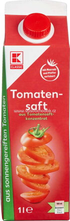 K-Classic Tomatensaft mit Meersalz, 1l