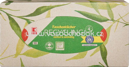 K-Classic Taschentücher Recycling Box, 4-lagig, 100 St