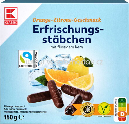 K-Classic Erfrischungs Stäbchen Orange - Zitrone, 150g