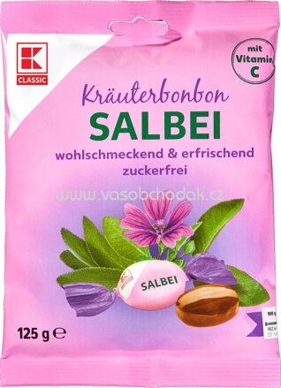 K-Classic Kräuterbonbon Salbei, 125g