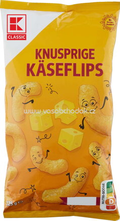 K-Classic Knusprige Käseflips, 125g