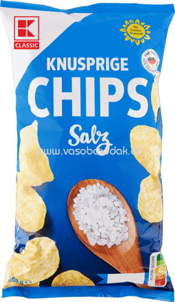 K-Classic Knusprige Chips Salz, 200g
