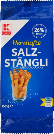 K-Classic Herzhafte Salz Stängli, 150g