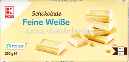 K-Classic Schokolade Feine Weiße, 200g