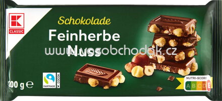 K-Classic Schokolade Feinherbe Nuss, 200g